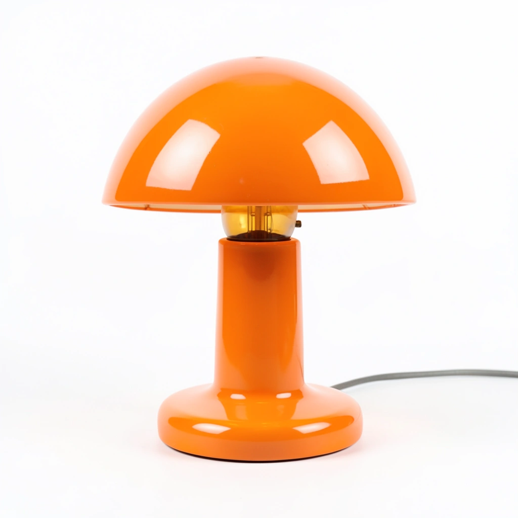 Lampe champignon vintage ORIGINAL orange